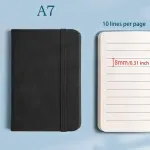 10pcs Mini Pocket Notebook A7 Small Portable Notepad for Office School Use – Light Blue
