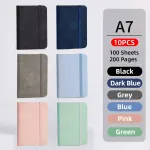 10pcs Mini Pocket Notebook A7 Small Portable Notepad for Office School Use – Light Blue