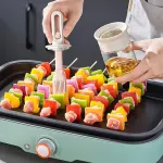 2pcs Glass Oil Bottles with Silicone Brush for Kitchen Cooking Oil Dispenser Set