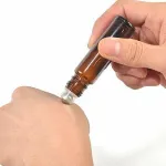 10Ml Roller Rollerball Perfume Essential Oil Roll On Ball Amber Glass Bottle – 10PCS