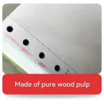 NCR Carbonless Computer Paper Clear Printing Pure Wood Pulp