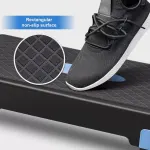 Adjustable Aerobic Step Platform Plastic Fitness Stepper for Workout Training – Green
