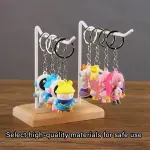 Iron Earrings Display Rack Jewellery Holder Hanging Keychain Bracelet Shelf – White