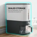 12Kg Automatic Grain Dispenser Cereal Rice Storage Box Kitchen Food Container
