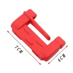 2PCS Silicone Seat Belt Buckle Grip Cover Anti Scratch Protector for Car Interior