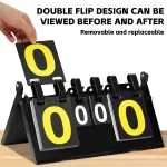 Competition Scoreboard Portable for Basketball Volleyball Sports Game Use
