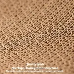 Premium Cat Scratching Board Bed Corrugated Paper Durable All Seasons Cat Toy – Replacement core * 2