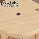 1-Piece Cat Scratching Post with Turntable Toy