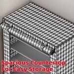 1-Piece Covered Multi-Tier Shoe Storage Rack