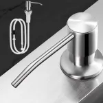 Stainless Steel Sink Soap Dispenser Extension Tube Kit Kitchen Sink Pumps Hand