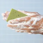2PCS Seaweed Scrub Body Soap Bar with Granules Exfoliating Bath Cleanser Gift – Tea-2PCS
