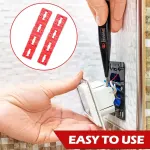 12/100pcs Red Switch and Receptacle Spacers Adjustable Depth Electrical Tool – 12pcs