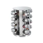 Rotating Spice Bottle Seasoning Rack Multi layer Seasoning Jar Storage Kitchen – Round