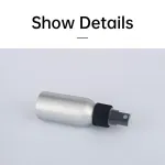 10pcs Travel Size Refillable Aluminum Spray Bottles Toner Cleaning Solution Mist – 10pcs-200ml