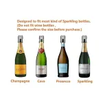 3X Stainless Steel Sparkling Wine Stopper Champagne Stopper Bubble Fizzy Bottles