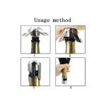 3X Stainless Steel Sparkling Wine Stopper Champagne Stopper Bubble Fizzy Bottles