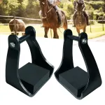 2pcs Plastic Stirrups Adjustable Horse Riding Equestrian Training Stable Riding