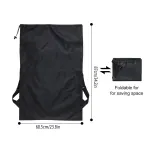 Backpack Laundry Bag Polyester Drawstring Storage Bag for Students Travel