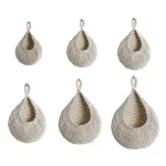 Cotton Rope Woven Storage Basket Wall Mount Fruit Vegetable Organizer Container – Max