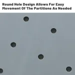 4PCS Pegboard Storage Rack Hanging Shelf Durable Space Saving
