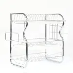 Kitchen Bowl Dish Rack Drainer Storage Cutlery Holder Cupboard Organizer