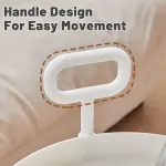 Cream Style Home Coffee Table Movable Creative Sofa Side Table Bedside Table