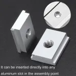 T Track T-Slot Slider Miter Aluminium Alloy Jig Tool Woodworking Set – 5PCS(M8)