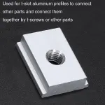 T Track T-Slot Slider Miter Aluminium Alloy Jig Tool Woodworking Set – 5PCS(M8)