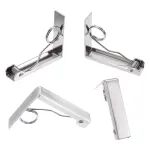 6pcs Stainless Steel Tablecloth Clips Table Cover Holders for Desktop Picnic