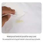 10pcs PEVA Rectangle Tablecloths Solid Colour Waterproof Party Table Covers – Red