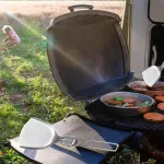 6PCS Camping Kitchenware Set Portable Folding Cooking Spoon Colander Spatula