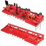49PCS Plastic Tool Storage Box Wall Organizer Parts Cabinet Hanging Toolbox Use