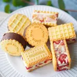 4PCS Plaid Cookie Stamp Set Waffle Biscuit Cutter Press Home Baking Tool Kit
