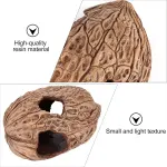 Pet Climbing Shelter Simulated Walnut Resting Box Small Animal Hideaway Decor