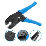 Cable Crimper Non-Insulated Electrical Ferrule Ratchet Wire Plier Crimping Tool