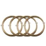 5 Rolls Automotive Glass Removal Tools Steel Wire Rope Disassembling Kit – Silver