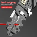 25in1 Wire Stripping Pliers Multi Function Cable Splitter Cutter Winding Tool