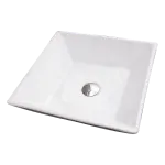 Bathroom Ceramic Rectangular Above Countertop Basin for Vanity