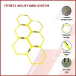 Fitness Agility Grid System for Speed and Footwork Training
