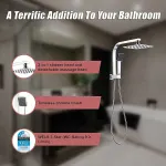 2-in-1 Massage Hand Shower & Head Tap Bathroom Mixer