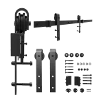 1.8m Sliding Barn Door Hardware Heavy Duty Sturdy Kit