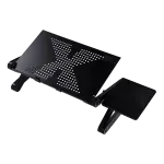 Aluminium Alloy Folding Laptop Stand Desk Table with Mouse Tray