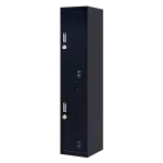 2-Door Vertical Locker for Office Gym Shed School Home Storage