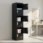 6-Door Locker for Office Gym Shed School Home Storage