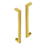 15 x Brushed Brass Drawer Pulls Kitchen Cabinet Handles – Gold Finish 192mm