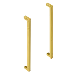 15x Brushed Brass Drawer Pulls Kitchen Cabinet Handles – Gold Finish 256mm