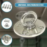 304 Stainless Steel Suspension Hook Wall Ceiling Mount Hanger Anchor Bracket