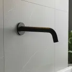 220mm Bath Spout in Matte Black Finish