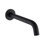 220mm Bath Spout in Matte Black Finish