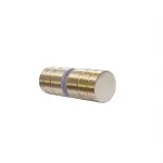 110x80cm Corner Frameless Shower Screen Wall Channel with Brass Hinges & Round Knob Handle – Gold